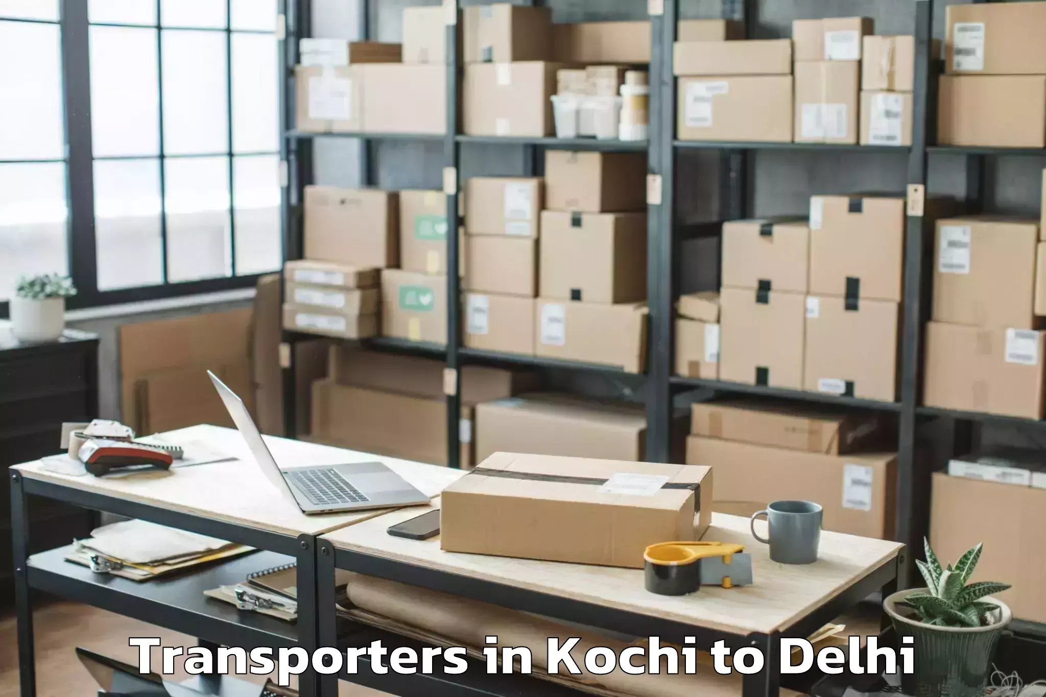 Efficient Kochi to Delhi Airport Del Transporters